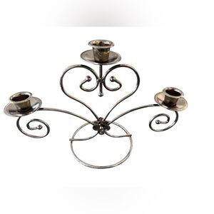 Elegant Gold Plated Candelabra